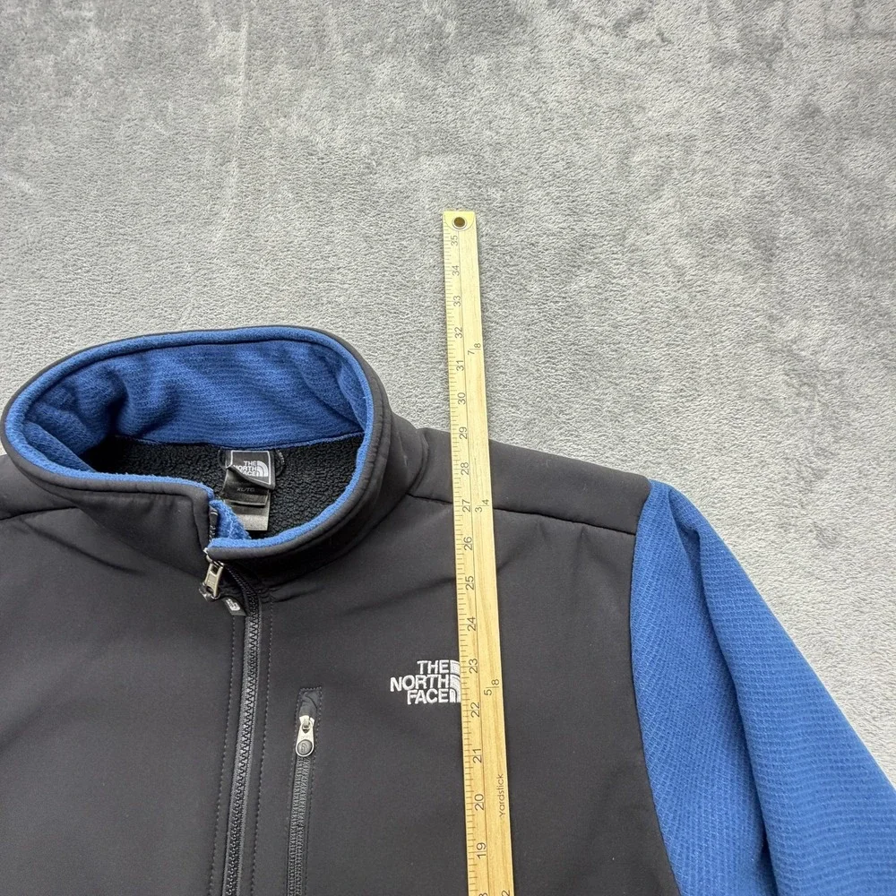 The North Face Jacket Mens XL Blue Quilted Full Zip Soft Shell Pockets‎